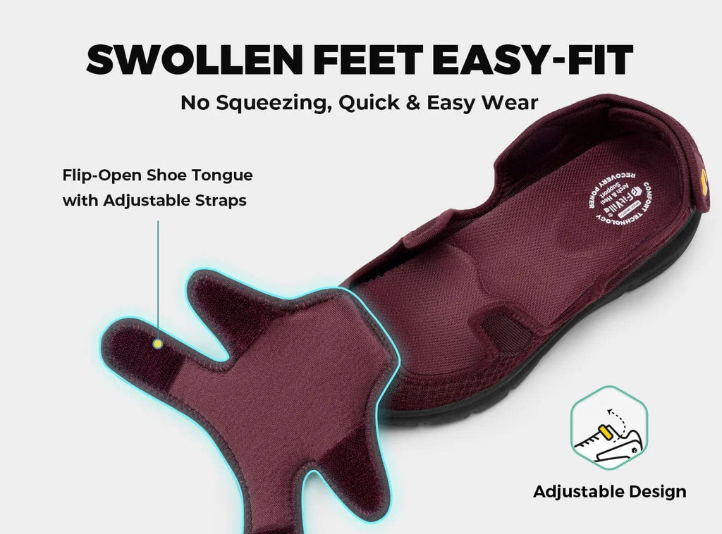 FitVille Women's EasyTop Recovery Sandal V5 - 4