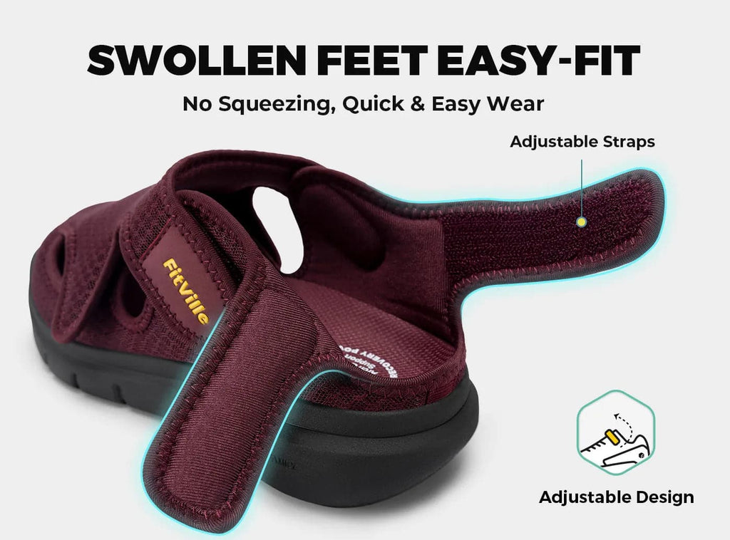 FitVille Women's EasyTop Recovery Sandal V5 - 13