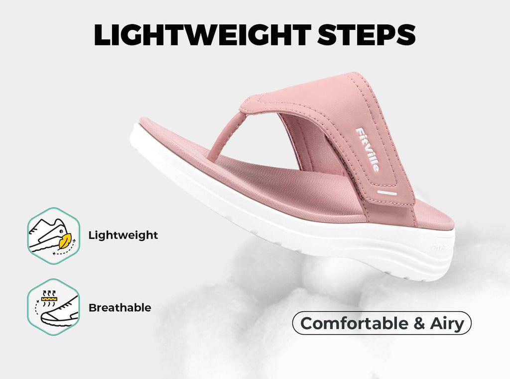 FitVille Women's Queenesque Flip Flop V1 - 26