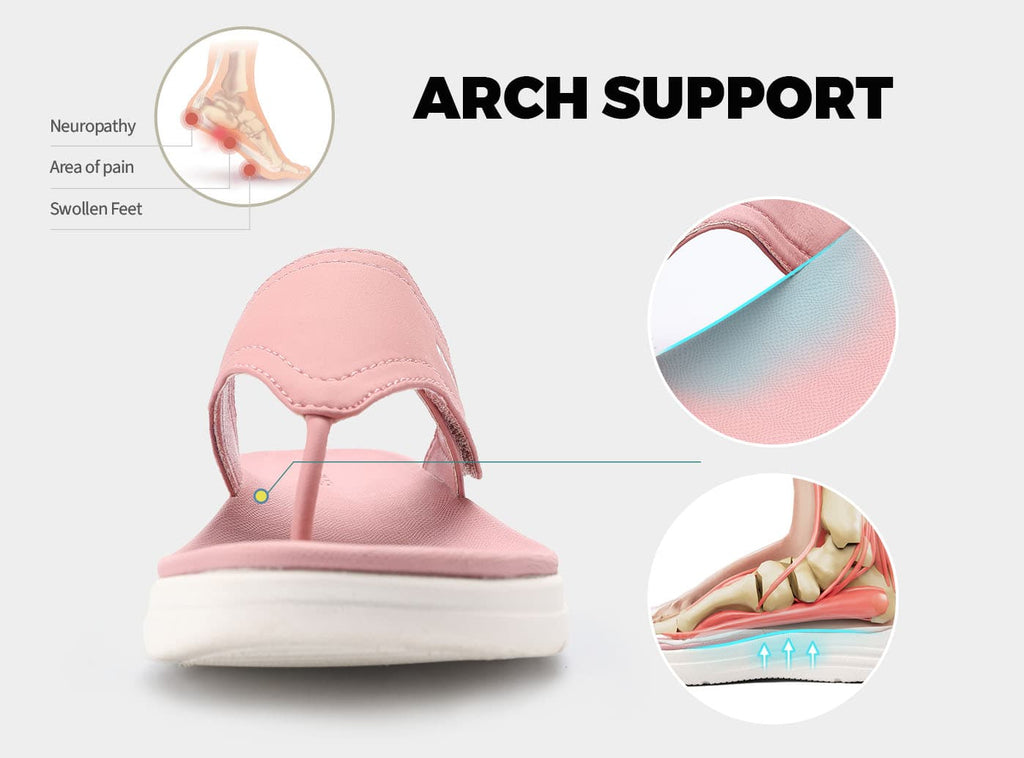 FitVille Women's Queenesque Flip Flop V1 - 25