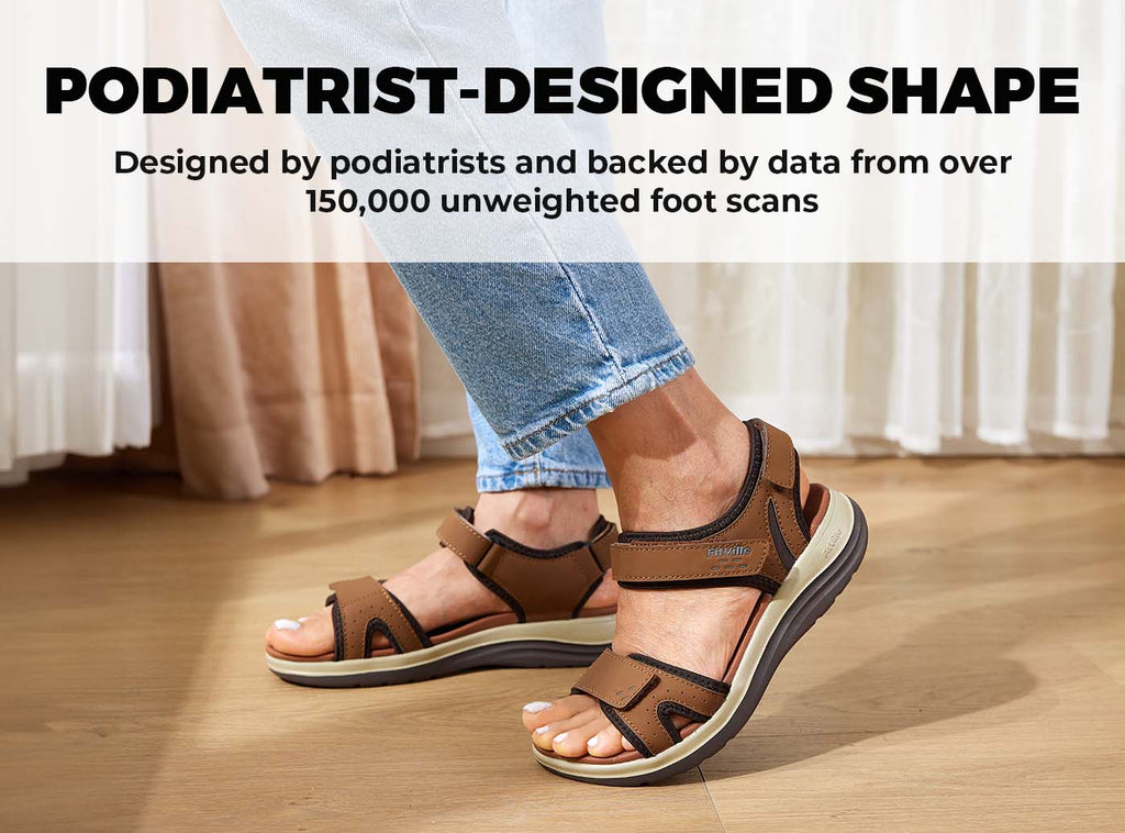 FitVille Women's FlexiWalk Sandal V1 - 28