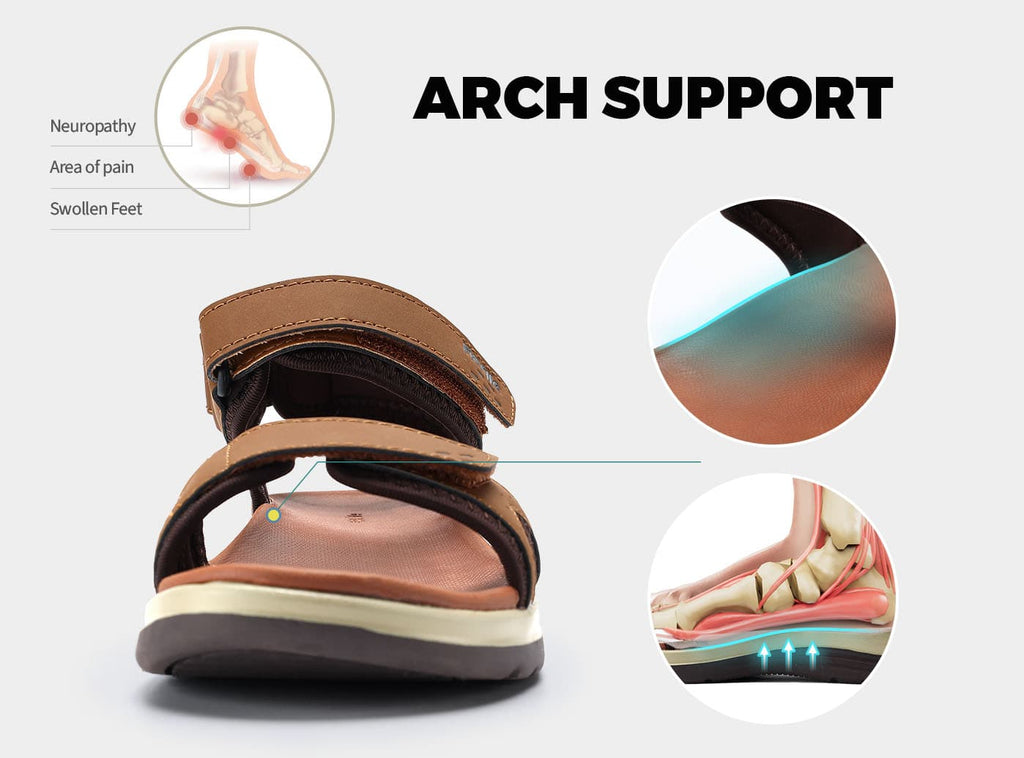 FitVille Women's FlexiWalk Sandal V1 - 25