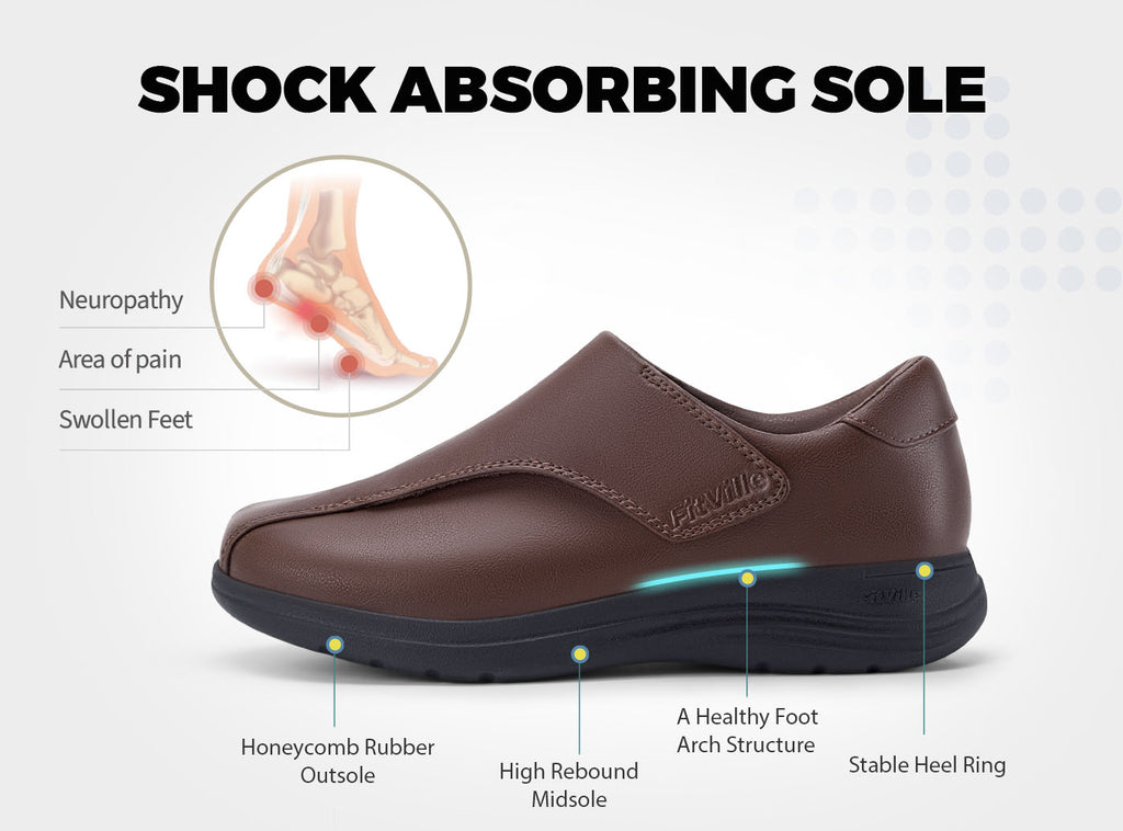 FitVille Women's EasyTop Deluxe Dress Shoes V1 - 14