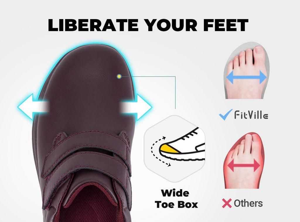 FitVille Women's BriskWalk Elite Dress Shoes V3 - 18