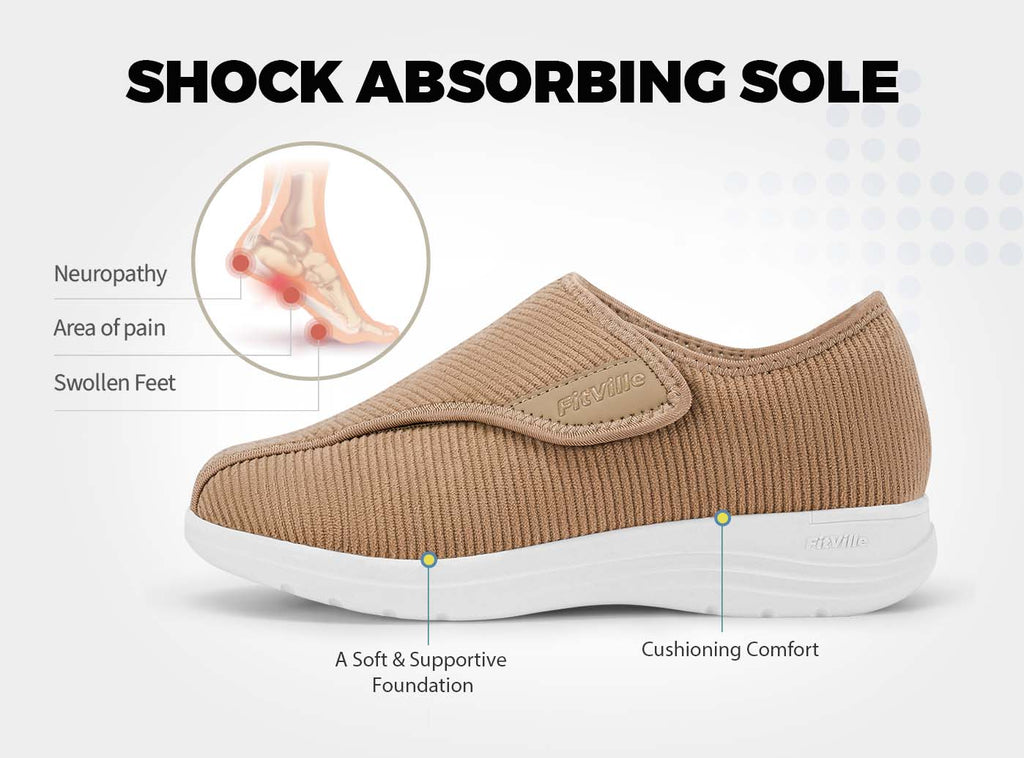 FitVille Women's EasyTop Comfort Slipper V1 - 26