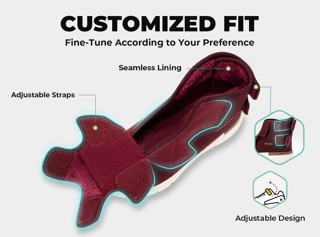 FitVille Women's EasyTop Diabetic Winter Boots V2 - 15