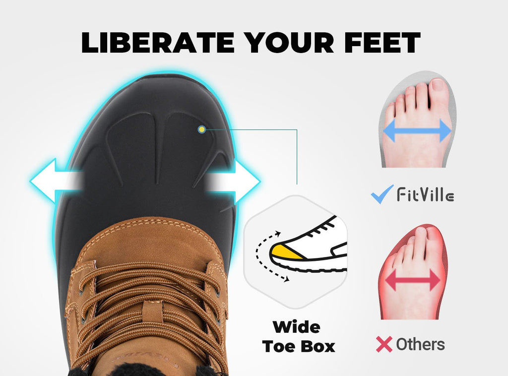 FitVille Men's CozyCore Winter Boots V10 - 13