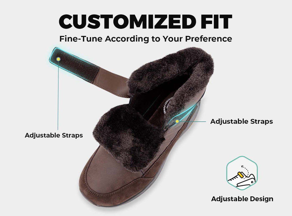 FitVille Men's CozyCore Winter Boots V8 - 14