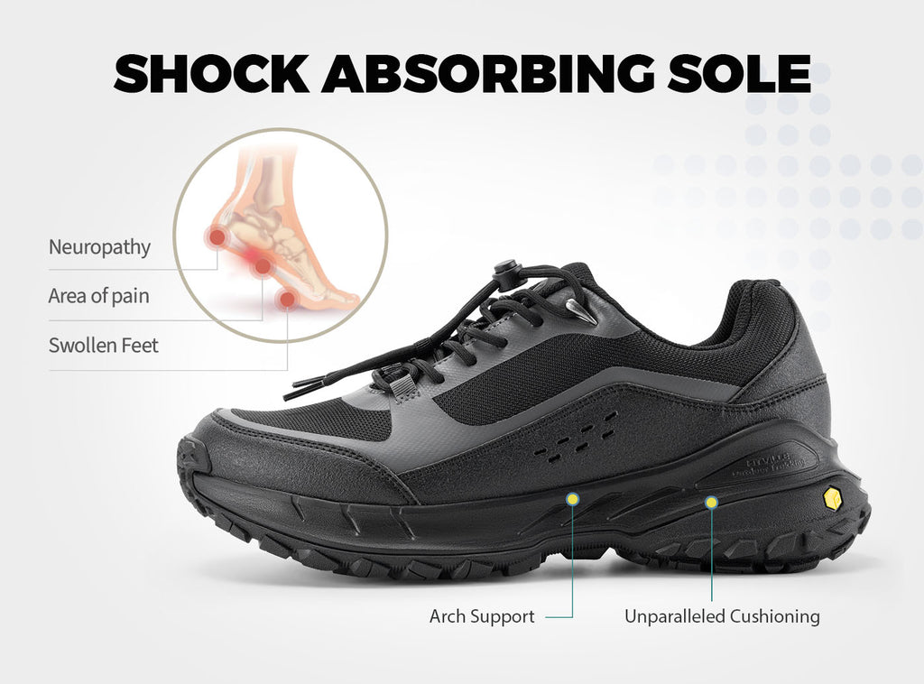 FitVille Men's Low - Top LugMax Hiking Shoes V1 - 3