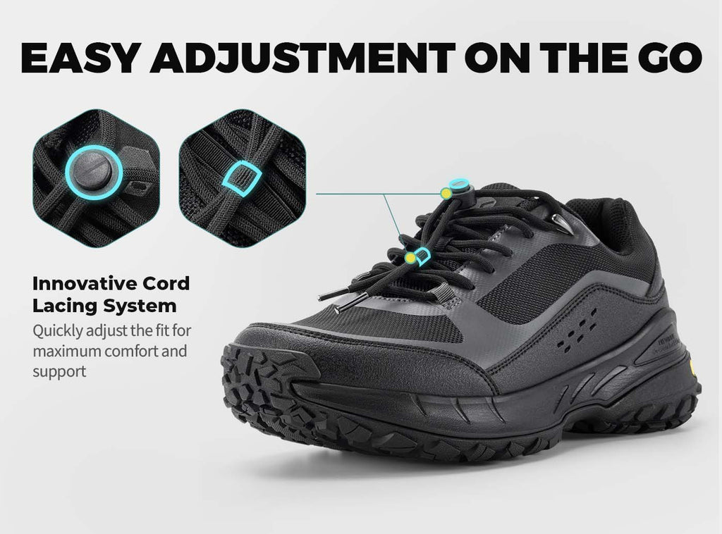 FitVille Men's Low - Top LugMax Hiking Shoes V1 - 14