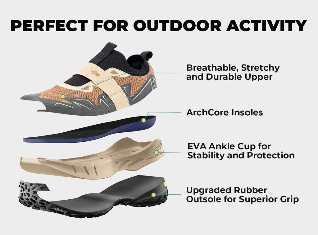 FitVille Men's Low - Top LugMax Hiking Shoes V4 - 16