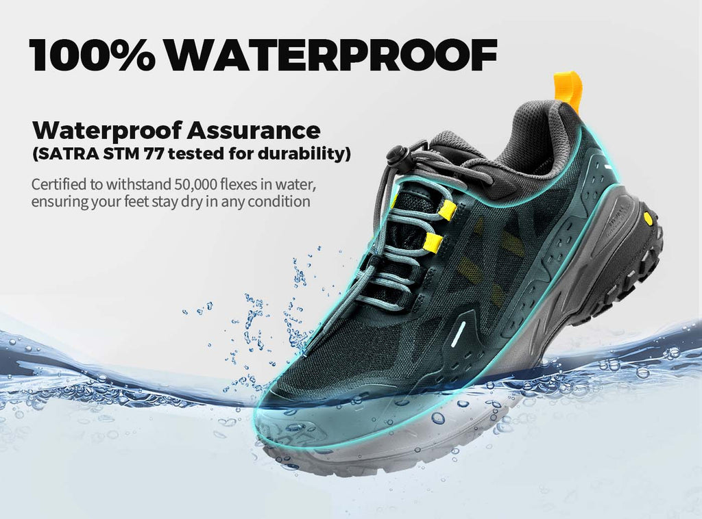 FitVille Men's Low - Top CreekCross Hiking Shoes V1 - 3