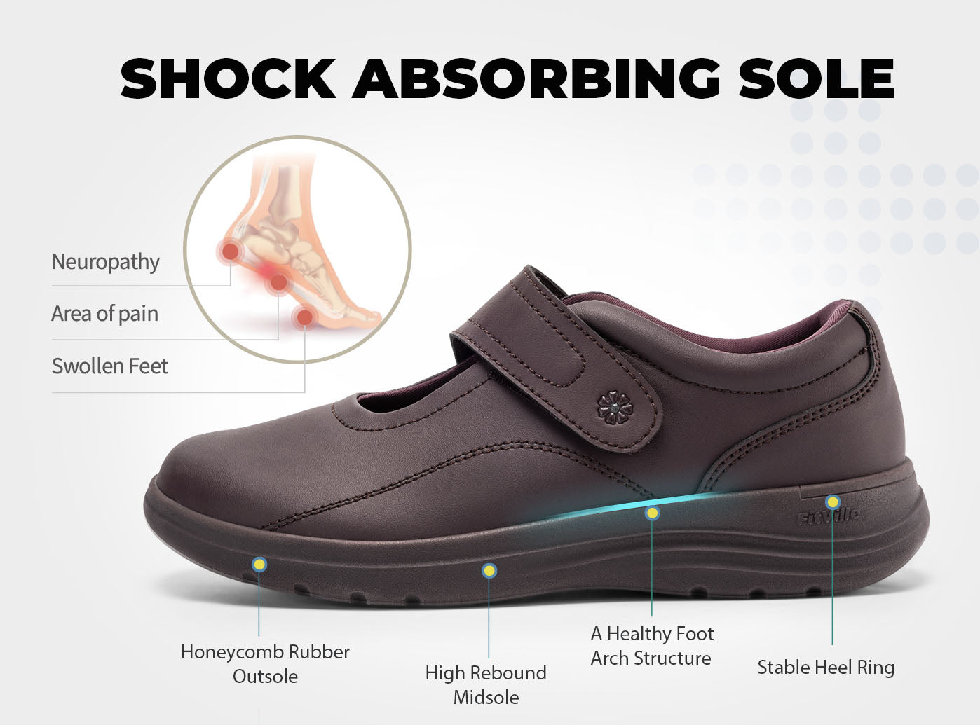 Womens dress shoes for neuropathy on sale