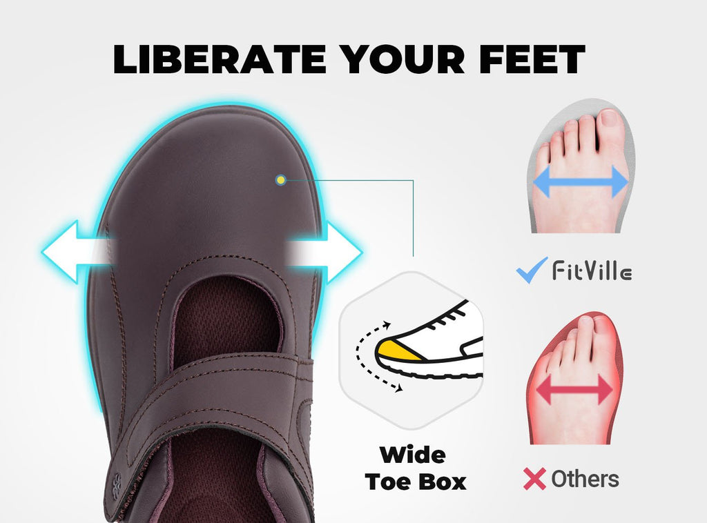 FitVille Women's BriskWalk Elite Dress Shoes V8 - 2