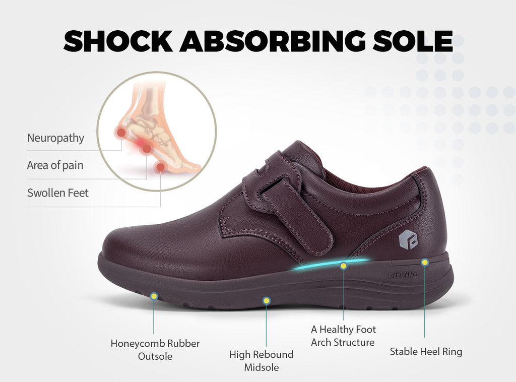 FitVille Women's BriskWalk Elite Dress Shoes V4 - 14