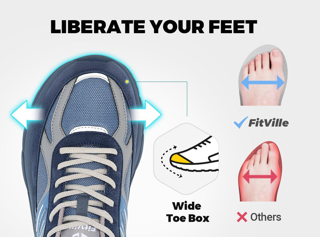 FitVille Men's Rebound Neo Walking Shoes V5 - 3