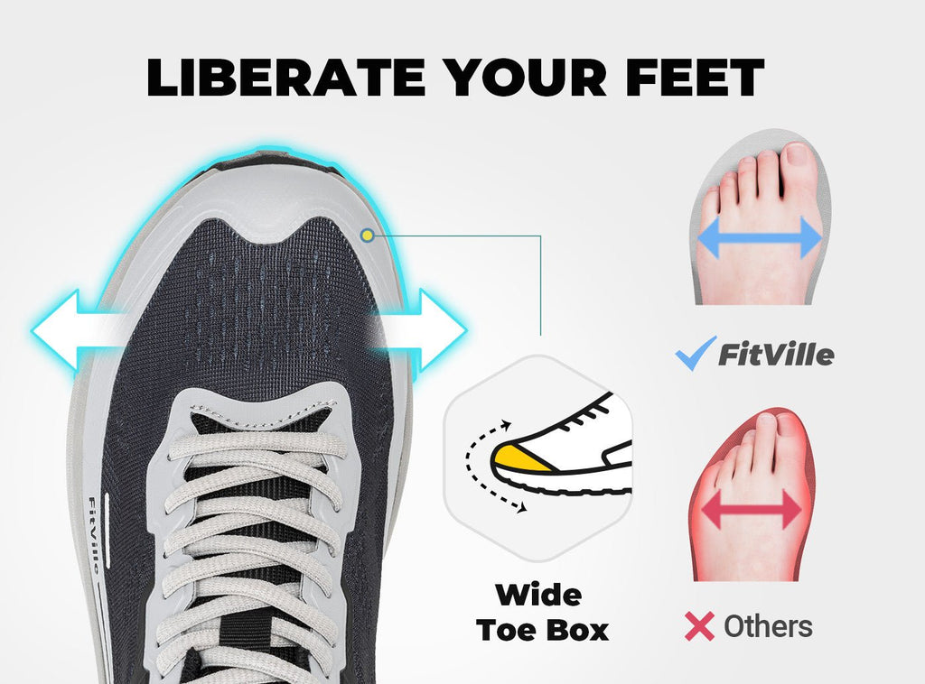 FitVille Men's AllTraction Trail Running Shoes V5 - 12