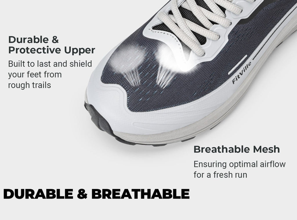 FitVille Men's AllTraction Trail Running Shoes V5 - 14