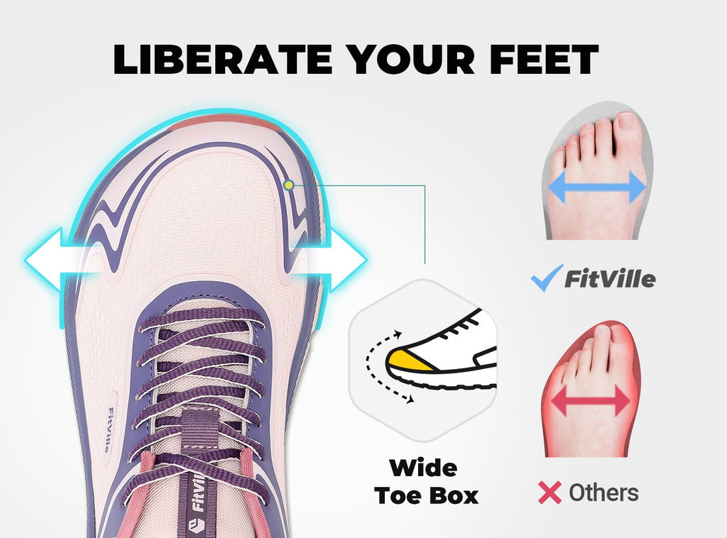 FitVille Women's FlowCore Running Shoes V6 - 3