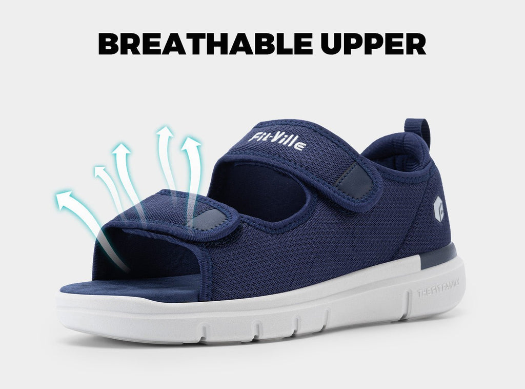 FitVille Men's EasyTop Recovery Sandal V3 - 20