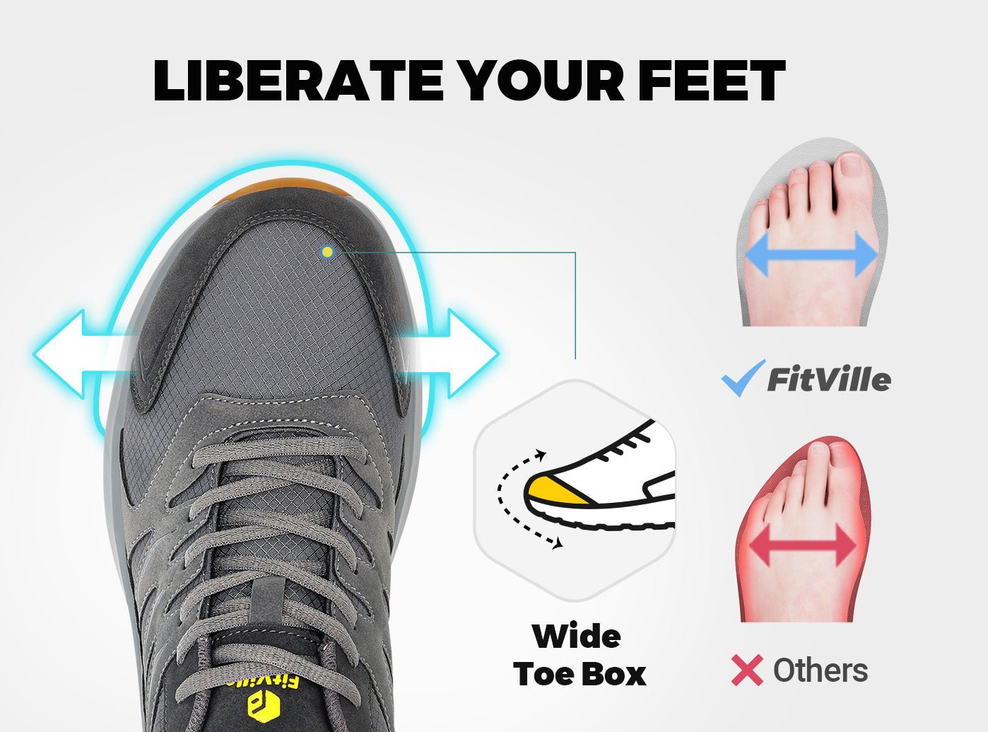 FitVille Men's Low-Top Sturdy Core V4 | Outdoor