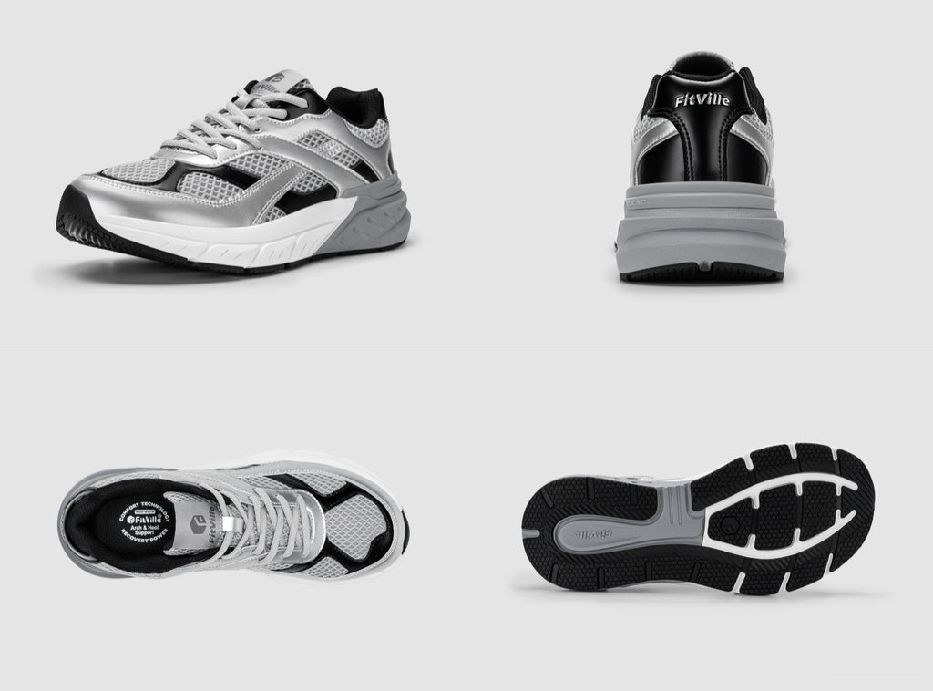 FitVille Men's Rebound Neo Walking Shoes V6 - 26