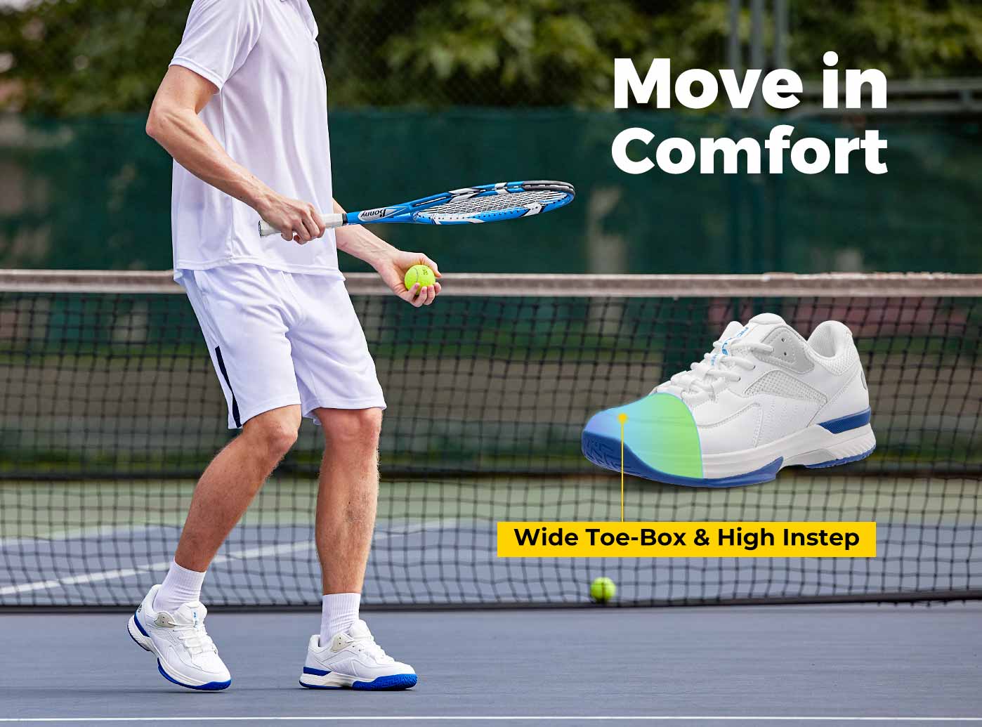 Best mens tennis shoes for wide feet best sale