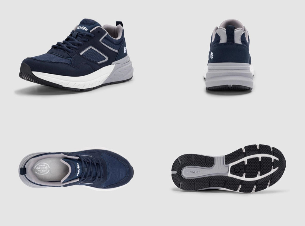 FitVille Men's Rebound Neo Walking Shoes V2 - 7