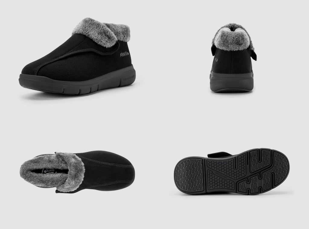 FitVille Women's EasyTop Diabetic Winter Boots V3 - 28