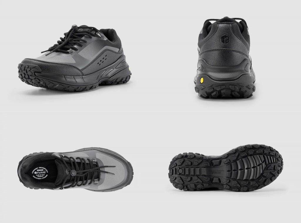 FitVille Men's Low - Top LugMax Hiking Shoes V1 - 17