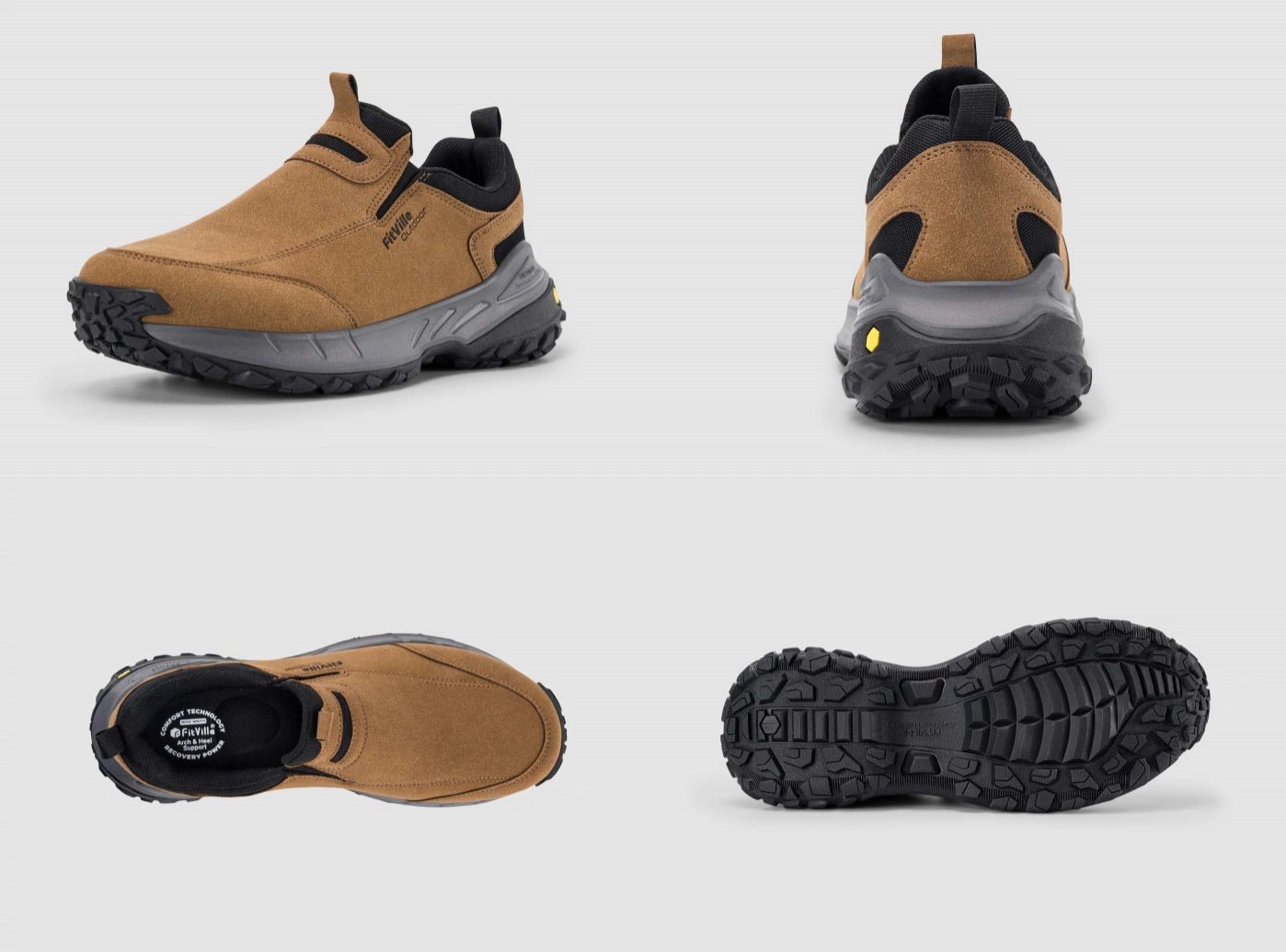 Men's Outdoor Shoes Slip on Low-Top LugMax V3 | FitVille