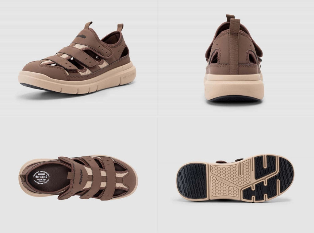 FitVille Men's EasyTop Recovery Sandal V4 - 24