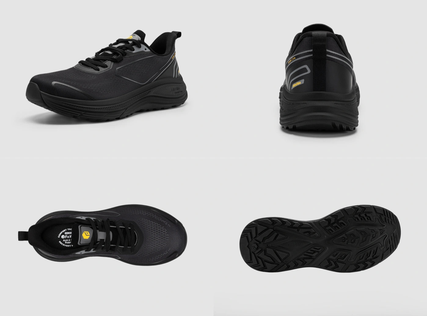 FitVille Men's Stride Core Pro Running Shoes V3 | Wide Fit