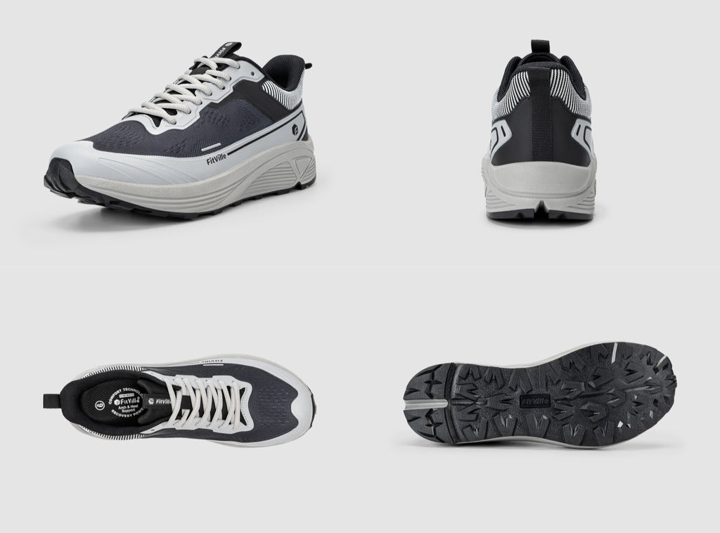 FitVille Men's AllTraction Trail Running Shoes V5 - 8