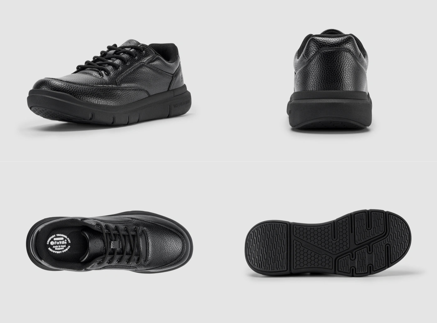 phigvel makers co. | service shoes black