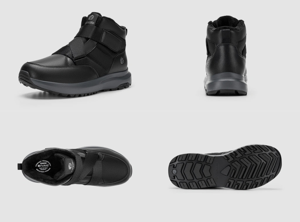 FitVille Men's CozyCore Winter Boots V16 - 3