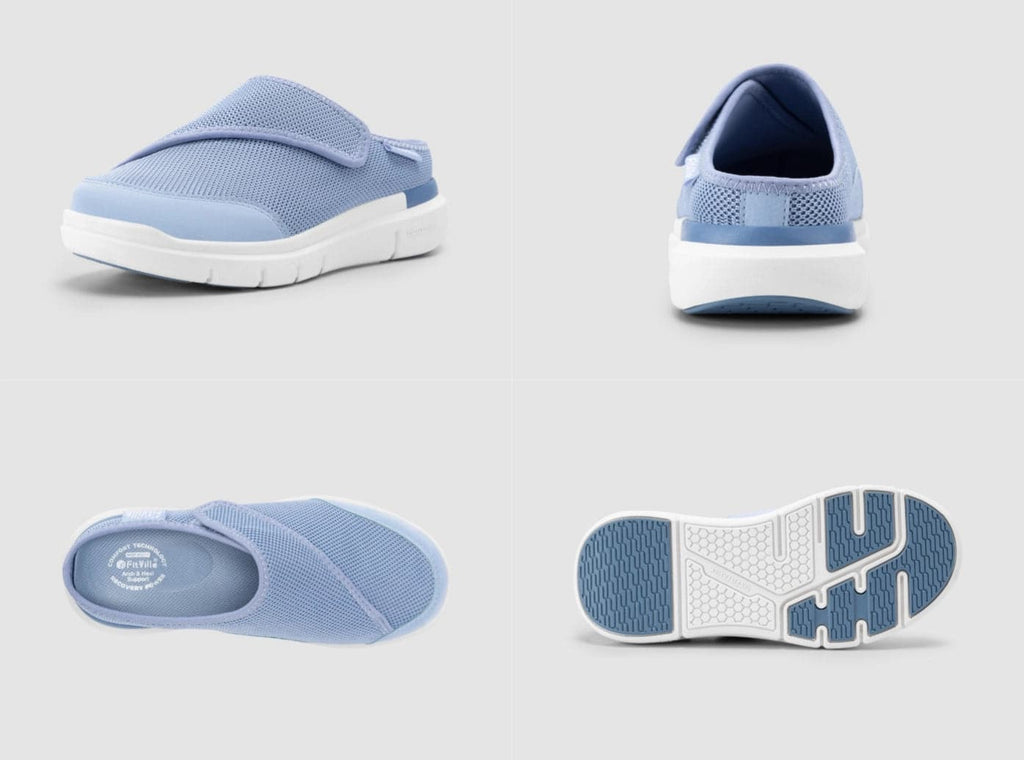 FitVille Women's EasyTop Diabetic Slipper V5 - 14