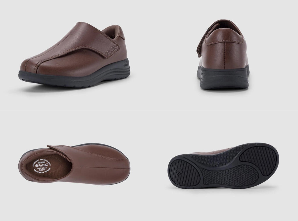 FitVille Women's EasyTop Deluxe Dress Shoes V1 - 7