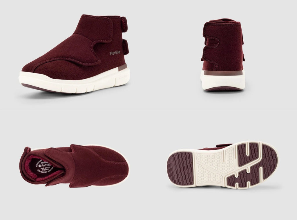 FitVille Women's EasyTop Diabetic Winter Boots V2 - 19