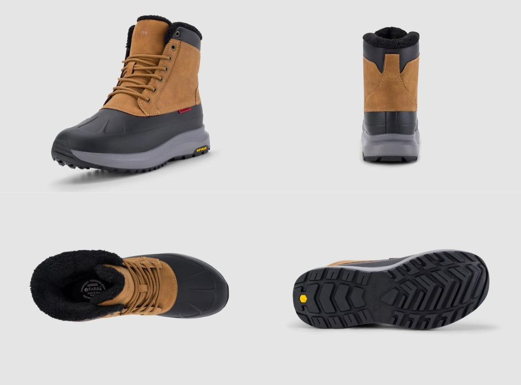 FitVille Men's CozyCore Winter Boots V10 - 9