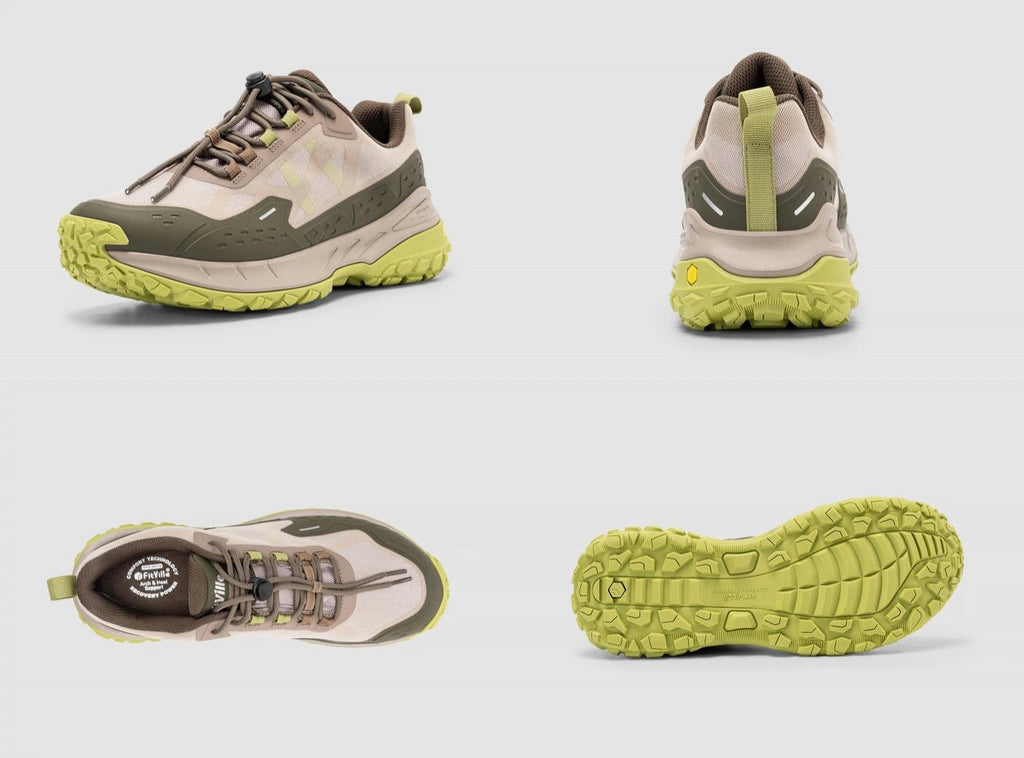 FitVille Men's Low - Top CreekCross Hiking Shoes V1 - 19