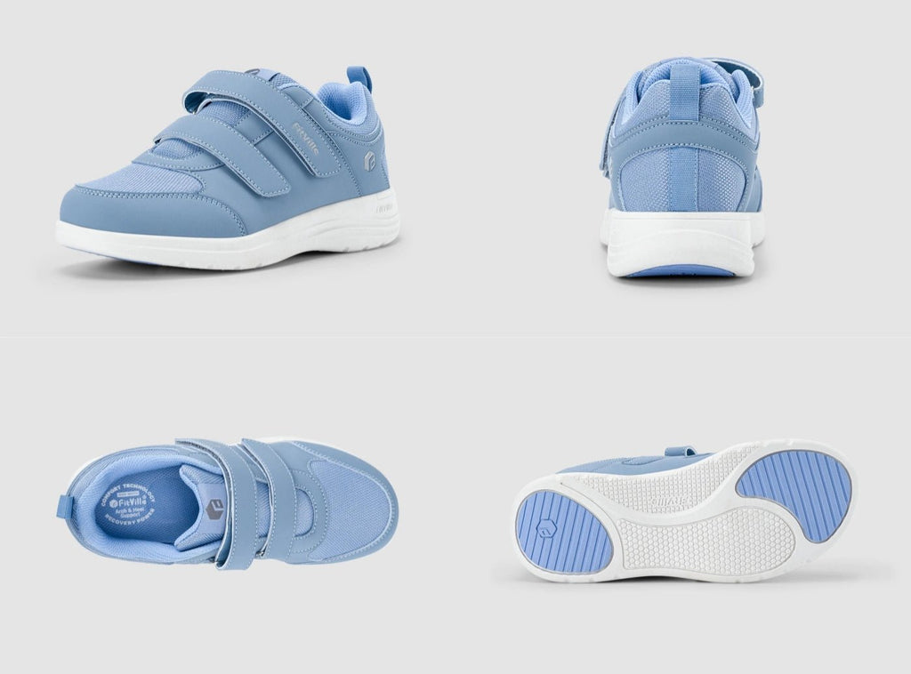 FitVille Women's EasyTop StrapEase Diabetic Shoes V6 - 24