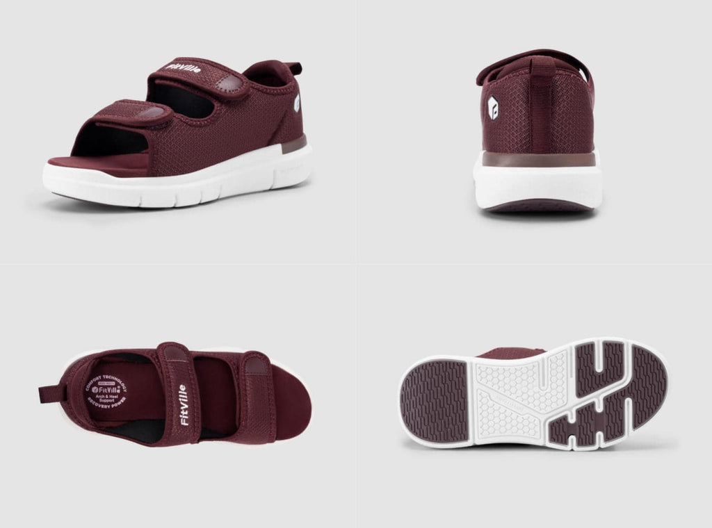 FitVille Women's EasyTop Recovery Sandal V3 - 7