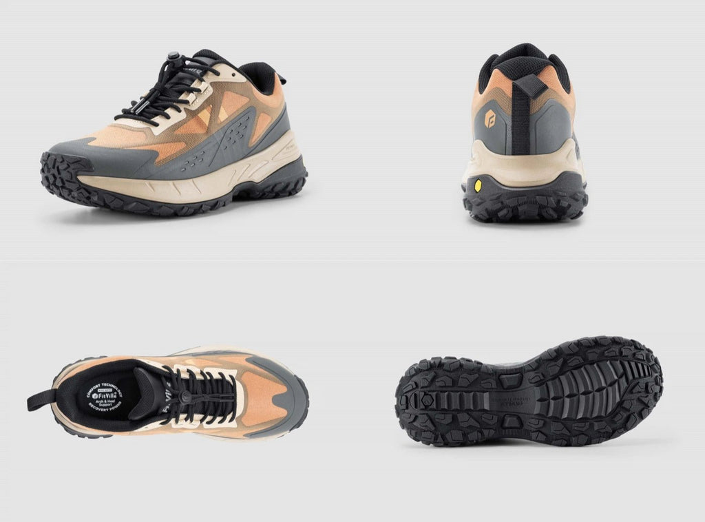 FitVille Men's Low - Top LugMax Hiking Shoes V2 - 17