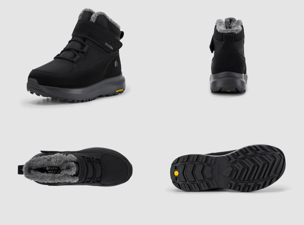 FitVille Women's CozyCore Winter Boots V12 - 19