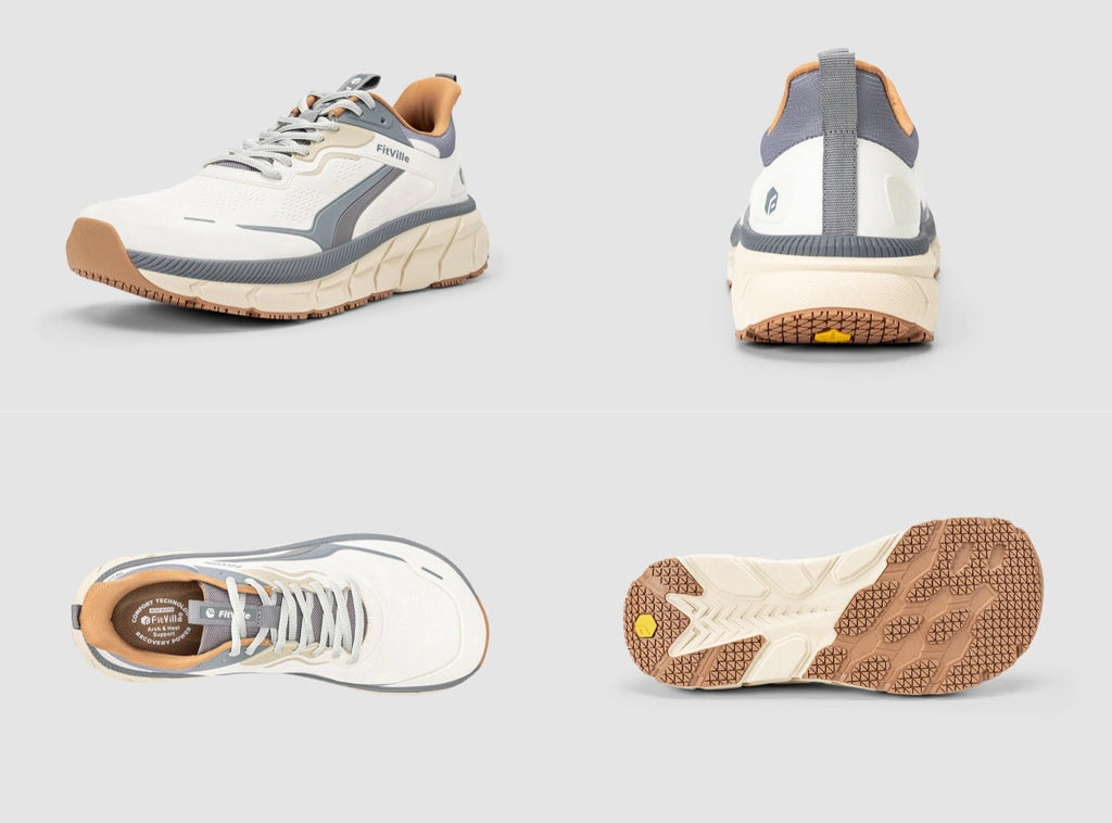 FitVille Men's FlowCore Running Shoes V4 - 9