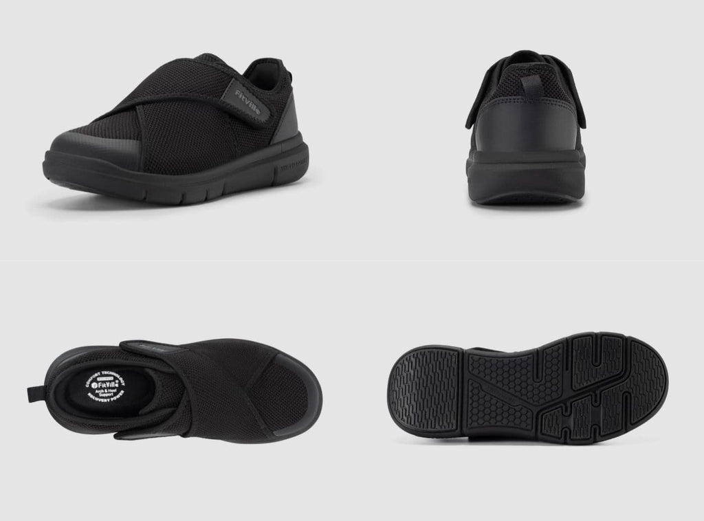 FitVille Men's EasyTop Diabetic Shoes V5 - 9