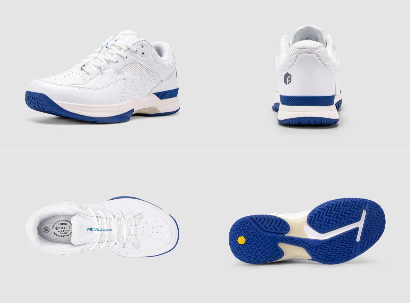 Wide Tennis & Pickleball Shoes Court Amadeus V1 | FitVille