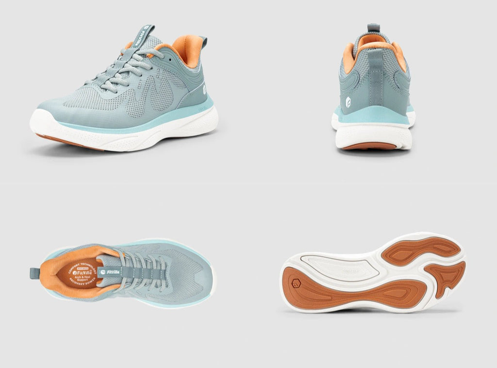 FitVille Women's ZephyrLite Walking Shoes V4 - 9