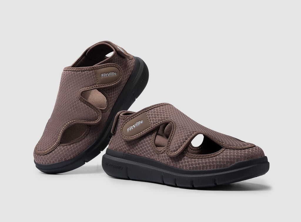 FitVille Men's EasyTop Recovery Sandal V5 - 17